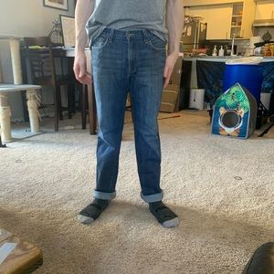 Lucky Brand Blue Jeans (361 Vintage Straight) - 30x34